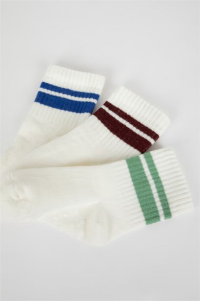Lot de 3 paires de Chaussettes longues en coton pour bébé garçon