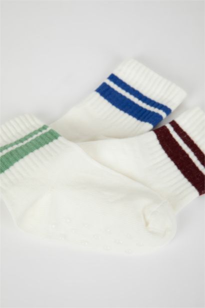 Lot de 3 paires de Chaussettes longues en coton pour bébé garçon