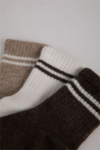 Lot de 3 paires de Chaussettes Longues en Coton pour Bébé Garçon