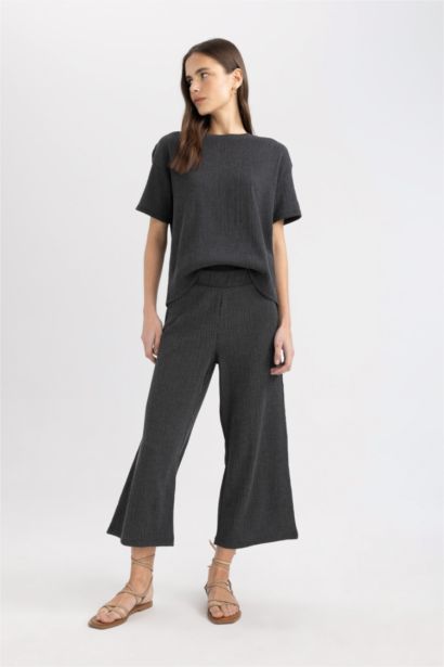Брюки Wide Leg со средней талией