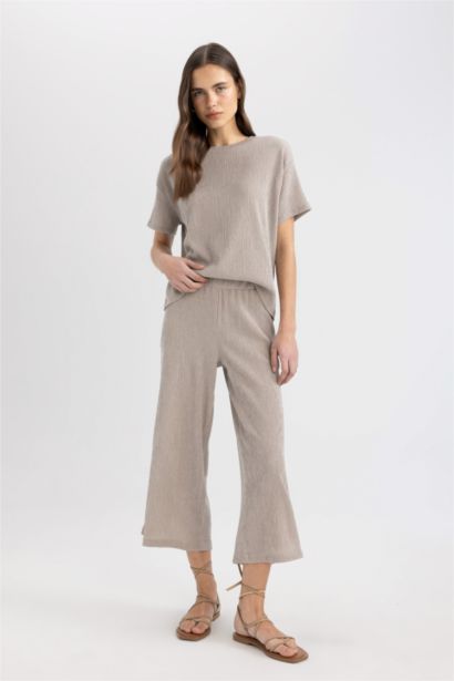 Брюки Wide Leg со средней талией