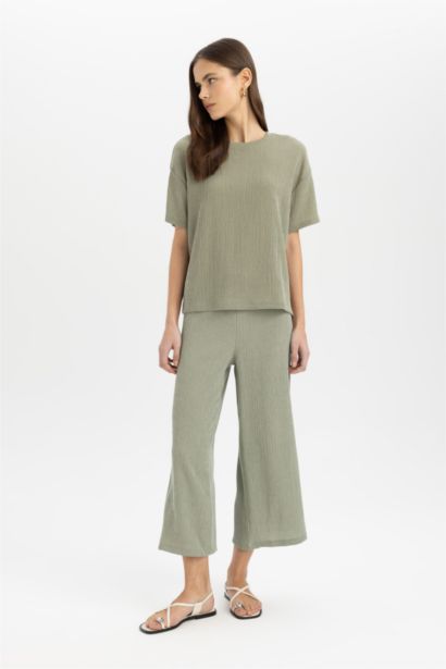Брюки Wide Leg со средней талией