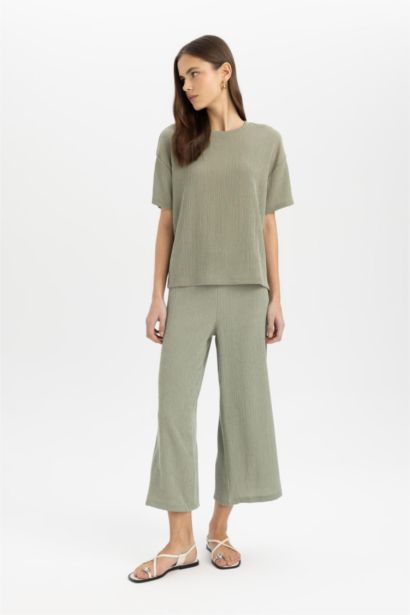 Брюки Wide Leg со средней талией