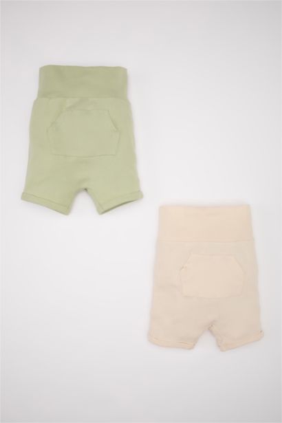 Baby Boy Ribbed 2 Piece Shorts