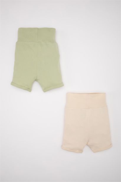 Baby Boy Ribbed 2 Piece Shorts
