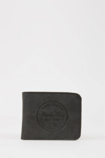 Man Faux Leather Wallets