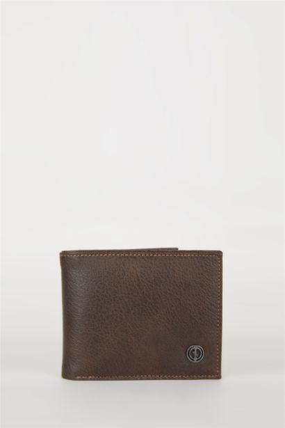 Man Faux Leather Wallets