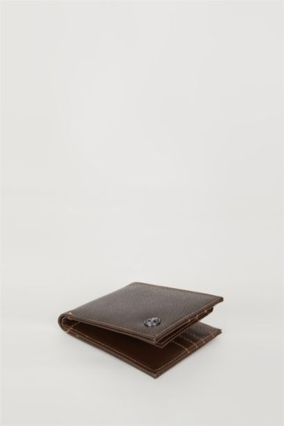 Man Faux Leather Wallets