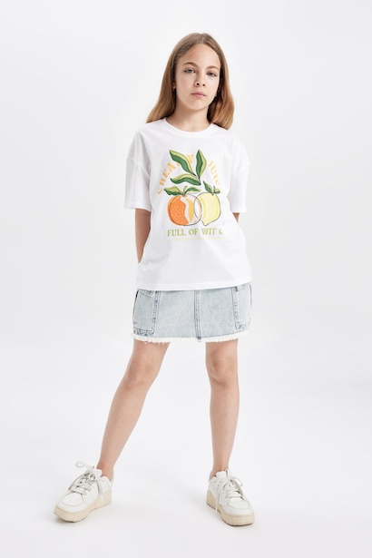 Girl Relax Fit Short Sleeve T-Shirt