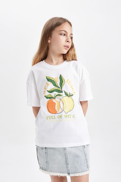 Girl Relax Fit Short Sleeve T-Shirt
