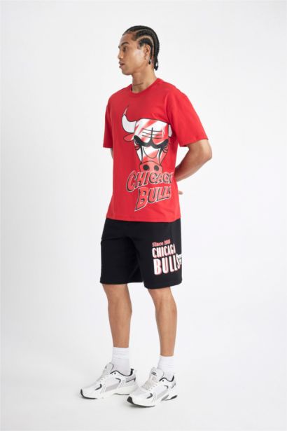 NBA Chıcago Bulls Standart Fıt Kısa Paça Şort