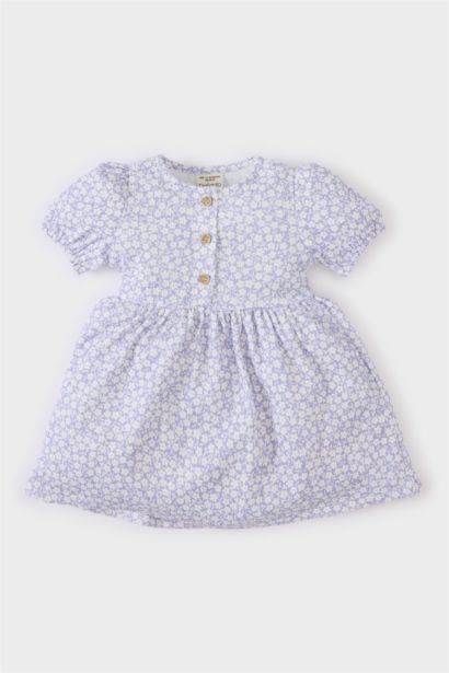 Baby Girl Floral Short Sleeve Dress