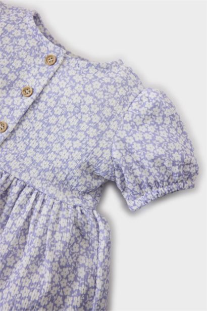 Baby Girl Floral Short Sleeve Dress