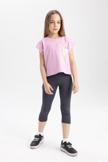 تيشيرت بناتي نص ردن أوفر سايز