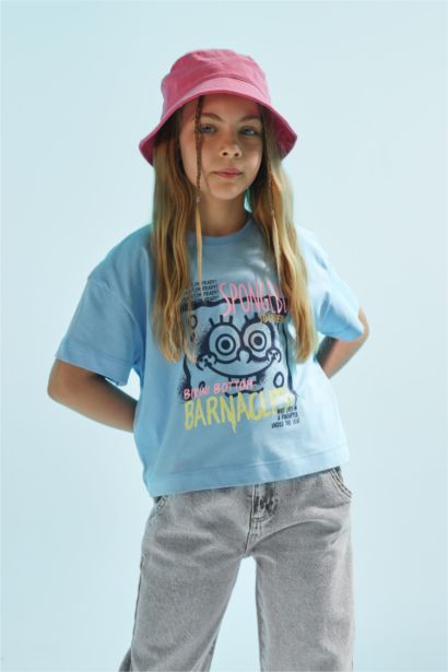 T-shirt à manches courtes Spongebob Squarepants Fille