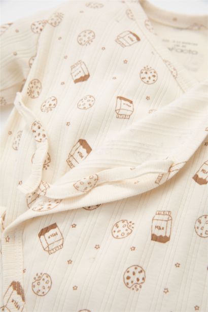 Baby Boy Newborn Patterned Jumpsuit