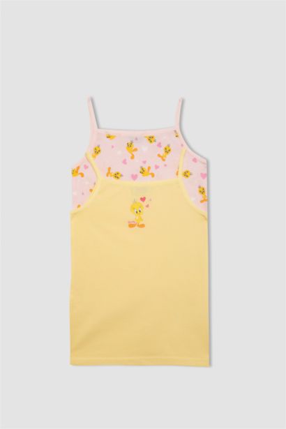 Girl 2 piece Regular Fit Looney Tunes Licensed Tank Top