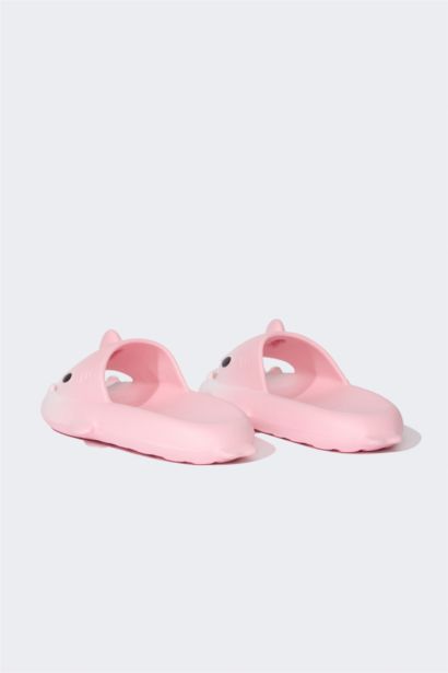 Woman Flat Sole Single Band Eva Slippers