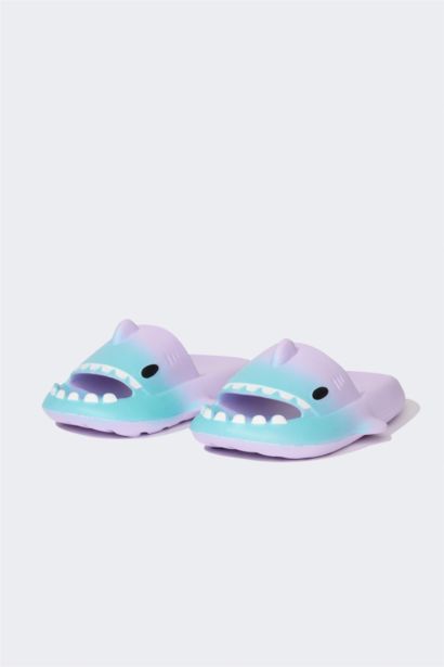 شبشب إيفا بكعب مسطح بشريط مفرد