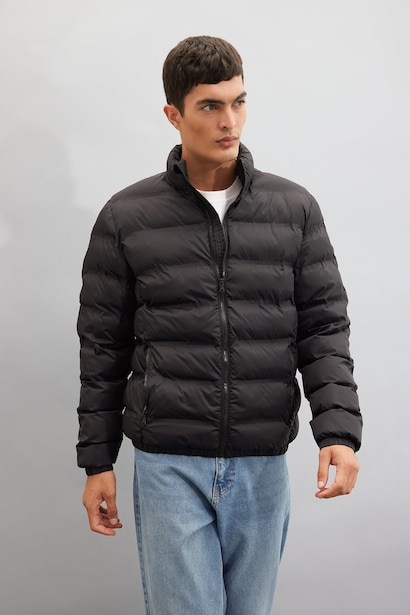 Zipper Puffer Jacket