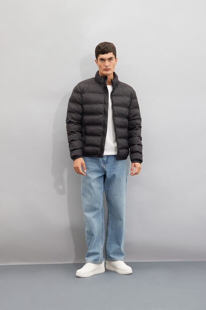 Zipper Puffer Jacket