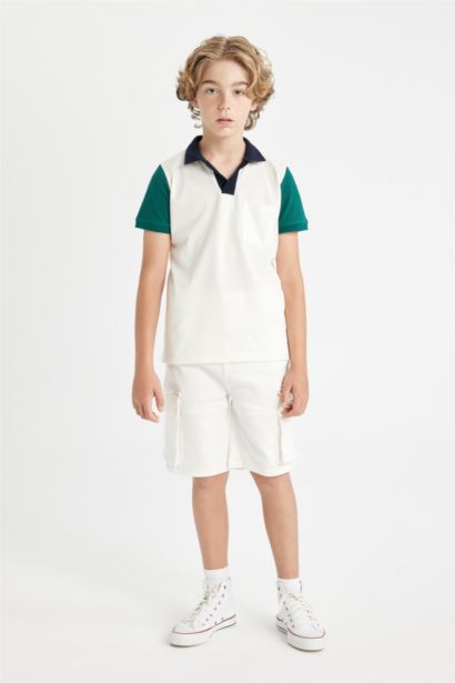 Boy Pique Short Sleeve Polo T-Shirt