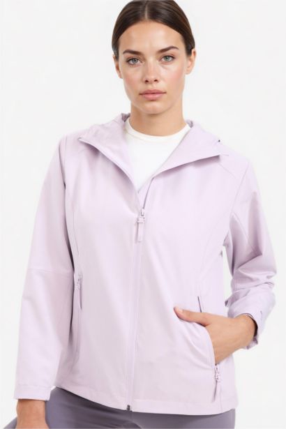 Jacket imperméable zippé à capuche Coupe régulière de DeFactoFit