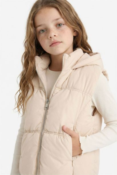 يلك نفخ بناتي مقاوم للماء بغطاء للرأس