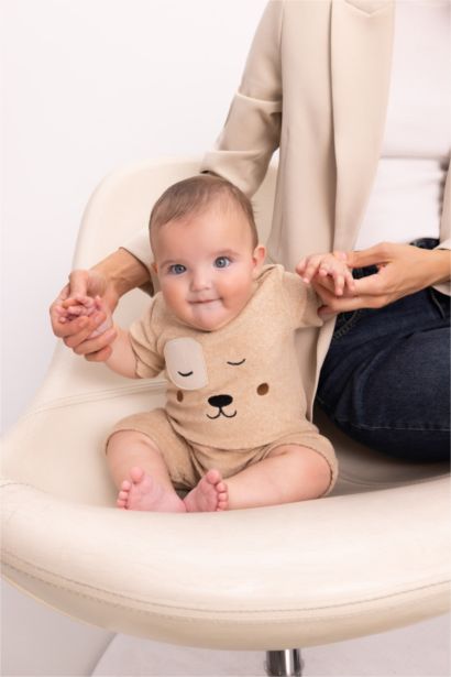 Baby Boy Newborn Towel Fabric Jumpsuit