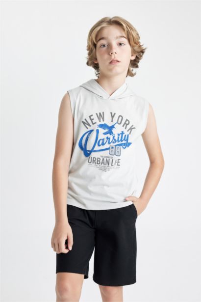 تيشيرت كت اولادي أوفر سايز بدون كم بكابيشون