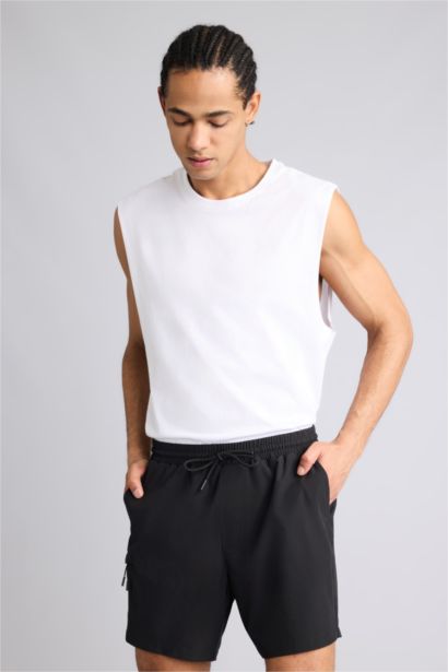 شورت بحر قصير منسوج من DeFactoFit