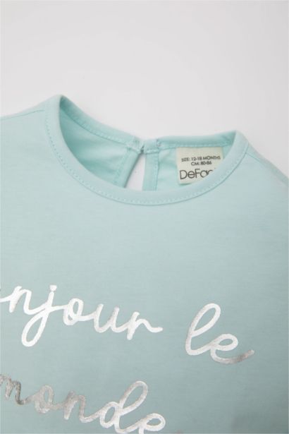 Baby Girl Printed Short Sleeve T-Shirt