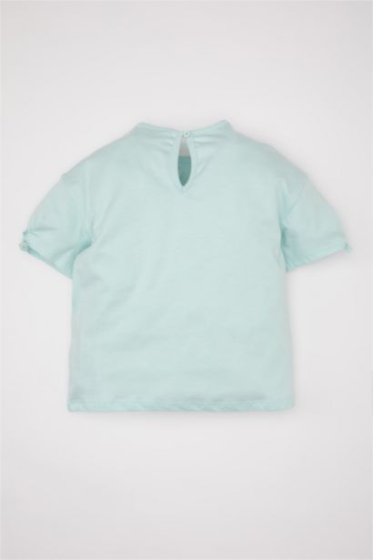 Baby Girl Printed Short Sleeve T-Shirt