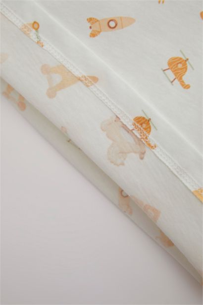 Baby Boy Safari Printed Cotton 2 Piece Pajama Set