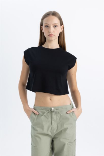 تيشيرت كت قصة فضفاضة