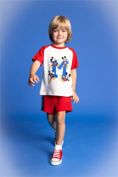 Ensemble T-shirt et Short imprimé Mickey & Minnie