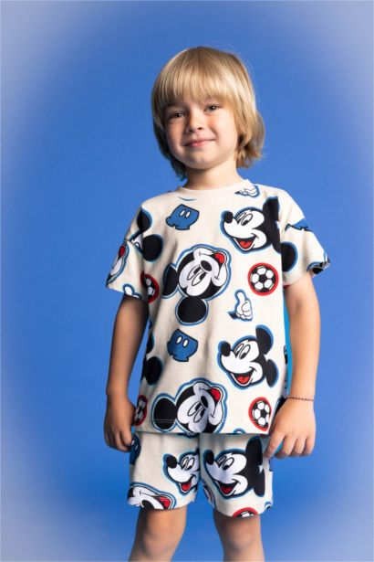 Ensemble T-shirt et Short imprimé Mickey & Minnie