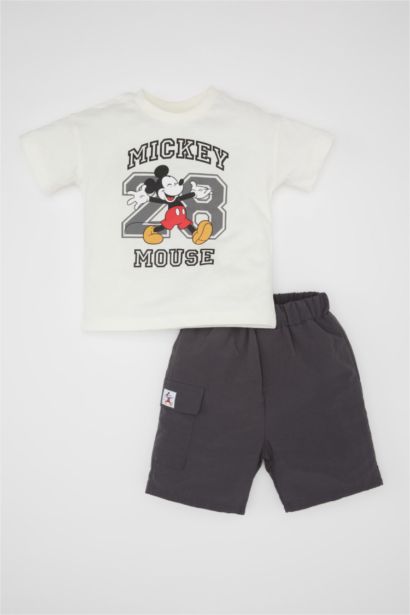 Ensemble T-shirt et Short imprimé Mickey & Minnie