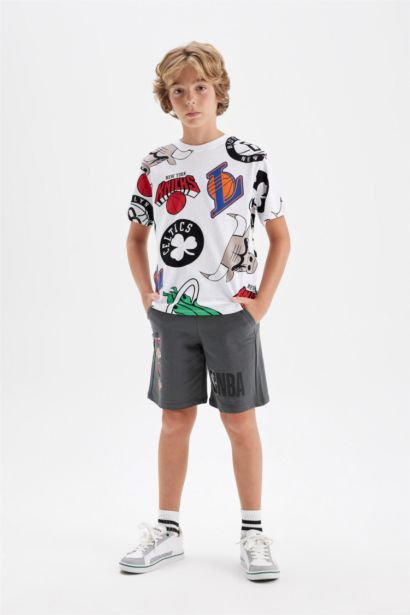 Boy NBA Wordmark Shorts