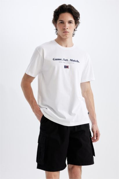 شورت قطن برمودا قصة مريحة برجل عادية