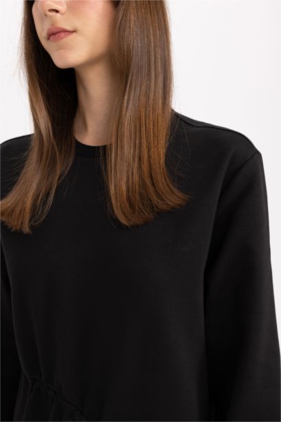 Robe longue Premium coupe régulière à Manches Longues