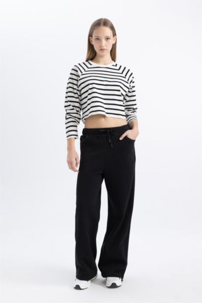 Wide Leg Thick Fabric Sweatpants