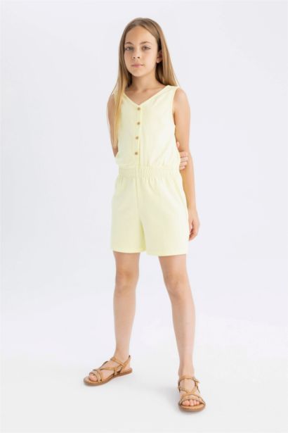 Girl Strappy Jumpsuit