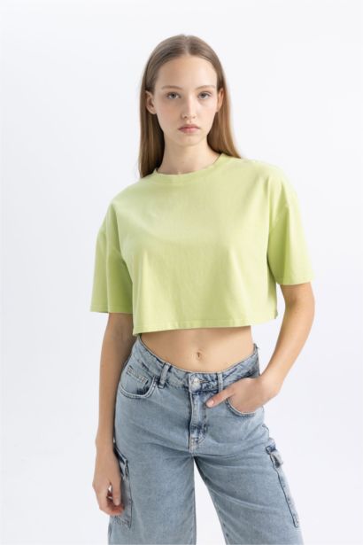 Short Sleeve Crop T-Shirt
