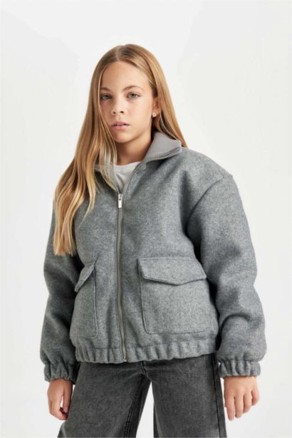 Jacket à Coupe Régulière pour Fille