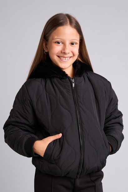 Girl Hooded Puffer Jacket