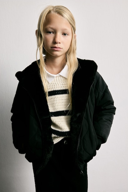 Girl Hooded Puffer Jacket