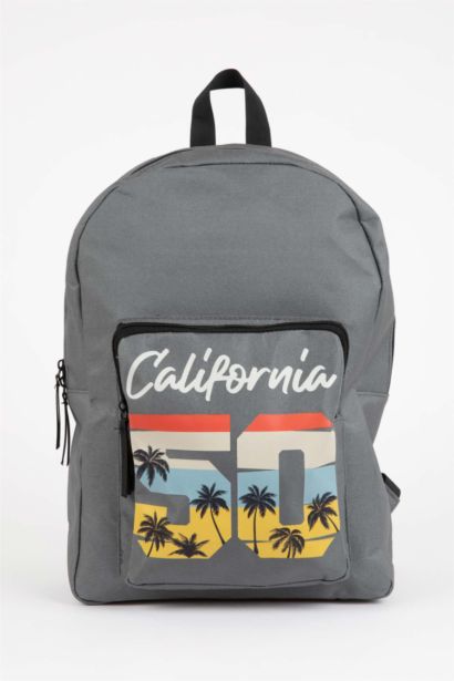 Unisex Çocuk Baskılı Oxford Okul Sırt Çantası