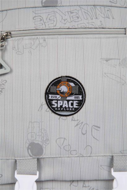 Unisex Çocuk Desenli Oxford Okul Çantası