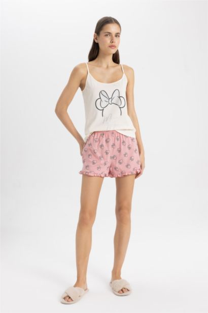 Disney Mickey & Minnie Regular Fit 2 Piece Pajama Set